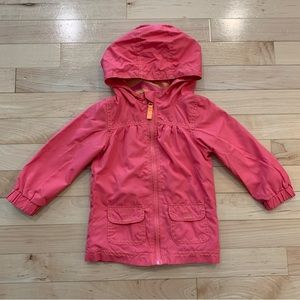 Circo baby girls size 12 months pink lightweight hooded jacket